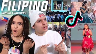 Filipino Schools SINGING COMPETITIONS / SHOWS are UNREAL! Latinos react to Filipino Schools