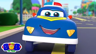 Räder am Polizeiauto Kinder Reime und Musik für Kinder - Bob der Zug