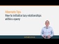 Hibernate Tip: How to initialize lazy relationships within a query