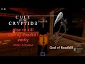 Cult of the Cryptids - How to kill God of Roadkill (under 4 minutes)