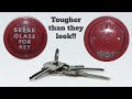 Vintage UK Break Glass for Keys