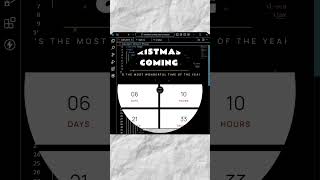 Christmas celebration countdown project using #html #css #javascript