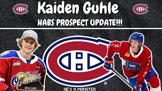Habs Prospect Update - Kaiden Guhle is a Monster!