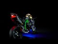 yeabricks light kit for lego kawasaki ninja h2r motorcycle 42170