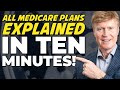 Every Medicare Plan Explained in just 10 Minutes! 📝