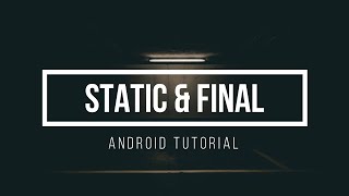 Static and final keyword in java | Java Bangla Tutorial Static and final