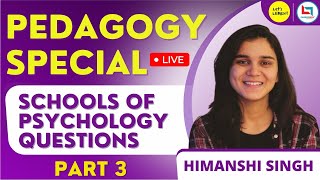 Schools of Psychology Practice Questions for DSSSB, KVS, REET, SUPERTET, UPTET-2022