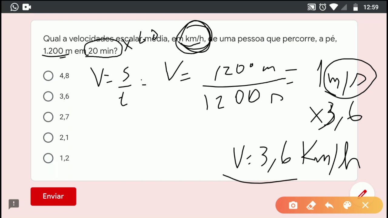 Exercícios De Velocidade Média Pdf - EDUCA