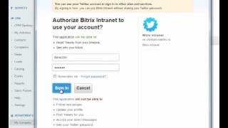 Sending Tweets To Bitrix Intranet and Bitrix24