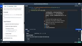 Array Maximal Adjacent Difference - Javascript - Code SIgnals
