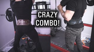 Belt Squats \u0026 Good Mornings = INSANE Combo!