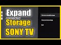 How to Expand Storage with USB drive on Sony TV Google TV (Easy Method)