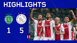 Haller maakt er 4!! 🤩 | Highlights Sporting CP - Ajax | UEFA Champions League