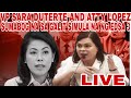 LIVE NOW AT SAINT LUKES MEDICAL CENTER QUEZON CITY VP SARA AND ATTY LOPEZ PART 2