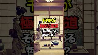 千利休が極めた茶道、その裏にある哲学とは？ #日本史 #history #千利休 #茶道教室 #茶道 #茶室 #歴史