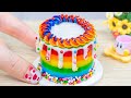 Colorful Rainbow Cake 🌈| Miniature Rainbow Chocolate Cake Decorating Ideas | Lotus Media