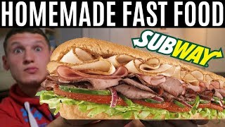 HOMEMADE FAST FOOD | Full Day of Eating