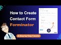 How to use Forminator Form in wordpress 2023 | WordPress Contact form Forminator Form Tutorial