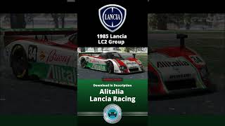 Lancia LC2 Group C 1985 - Assetto Corsa Car Mods FREE - Car Mod Download #assettocorsa #shorts