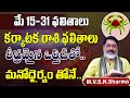 కర్కాటకరాశి మే 15-31ఫలితాలు | Karkataka Rasi Phalithalu May 2024 || Cancer Horoscope #karkatakarasi