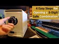 How to Open Safes With 3 Number Combinations