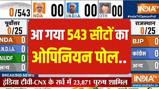 Lok Sabha Opinion Poll 2024: तो आ गया देश के 543 सीटों का सटीक सर्वे | India TV CNX | Survey