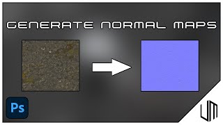 PHOTOSHOPで1分以内にノーマルマップを作成する方法
