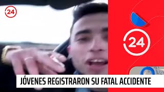 Jóvenes registraron por Instagram momentos previos a su fatal accidente | 24 Horas TVN Chile