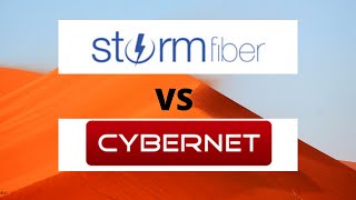 Stormfiber vs Cybernet Price Speed and Services comparison