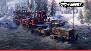 SnowRunner Walkthrough - Dril Rig Disassembly | SMG Gameplay