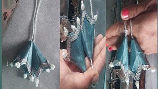 Easy and Beautiful Blouse Latkan Making at Home/Kapde ke latkan bnanna /blouse latkan design