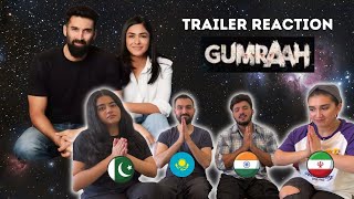GUMRAAH (Teaser) Reaction | Aditya Roy Kapur, Mrunal Thakur | Foreigners React