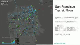 VIZ19 10C | William Geary | Visualizing Scheduled Transit Frequency with TransitFlow