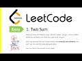 LeetCode Problem: 1. Two Sum | Java Solution