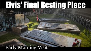 Peaceful Early Morning Visit to Elvis Presley's Gravesite (August 2020)