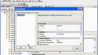 Create A Table - Basic MS Sql Server Data Definition Language