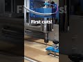 first cuts with sainsmart genmitsu proverxl 4030 v2 desktop cnc cncrouter sainsmart diy