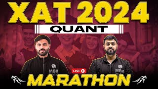 XAT 2024 QUANT LIVE MARATHON by MBA Wallah | XAT 2024 Exam Live Marathon