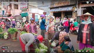 Vietnam || Pleiku Market || Gia Lai Province