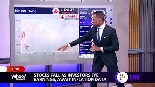 Stocks decline as investors await inflation data