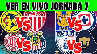 FECHAS, HORARIOS Y CANALES POR DONDE PASARÁN LOS PARTIDOS DE LA JORNADA 7 DEL CLAUSURA 2025 LIGA MX