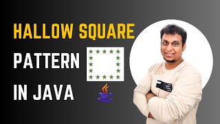 Java Program to Print Hollow Square Star Pattern | Coding Pills