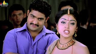 Naa Alludu Movie Jr NTR and Shriya Scene | Telugu Movie Scenes | Sri Balaji Video