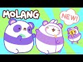 Molang - Hug The Panda ! |  More @MolangCartoon ⬇️ ⬇️ ⬇️