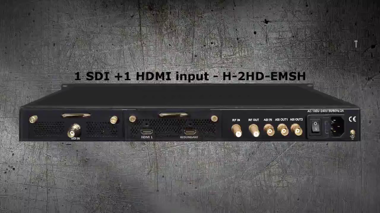 1 Ch SDI Or HDMI HD Encoder - MPEG2/H264 - YouTube