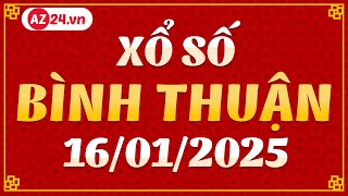 Xổ số Bình Thuận ngày 16 tháng 1 - XSBTH - SXBTH - Kết quả xổ số kiến thiết Bình Thuận hôm nay