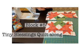Tiny Blessings Block number 5!! - sew along with me