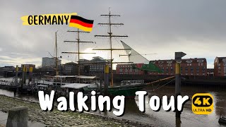 Bremen 🇩🇪 Germany |  Schlachte Walking Tour in 4K HDR 60fps|