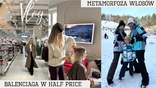 Metamorfoza włosów / Balenciaga w Half Price!!! / zmiany w domu / VLOG