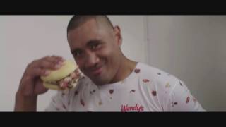 Wendys BBQ Pulled beef with shirts modelled by the Vodafone Warriors